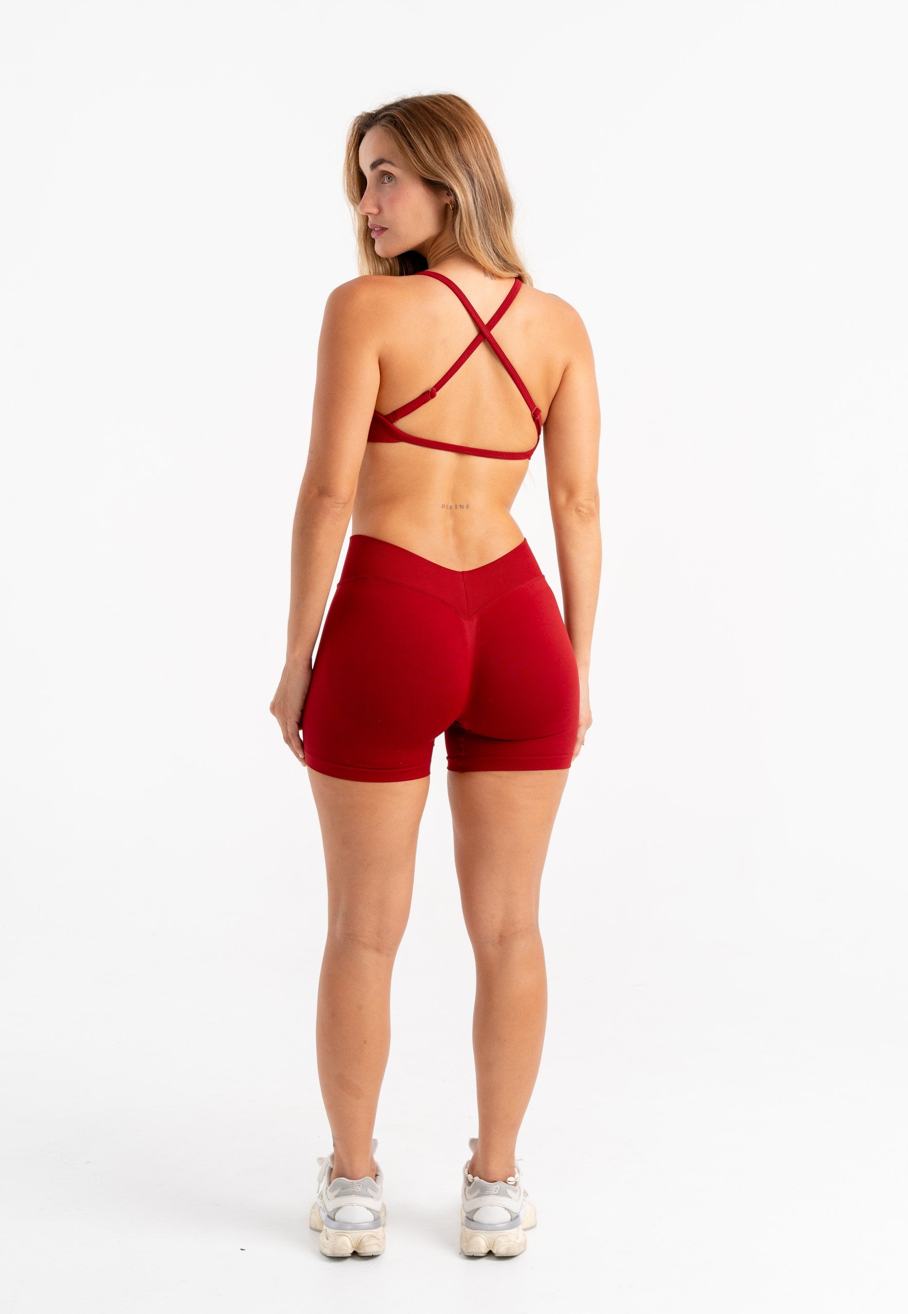 MT Fit Sculpt V-Line Shorts & Halter Sports Bra Set