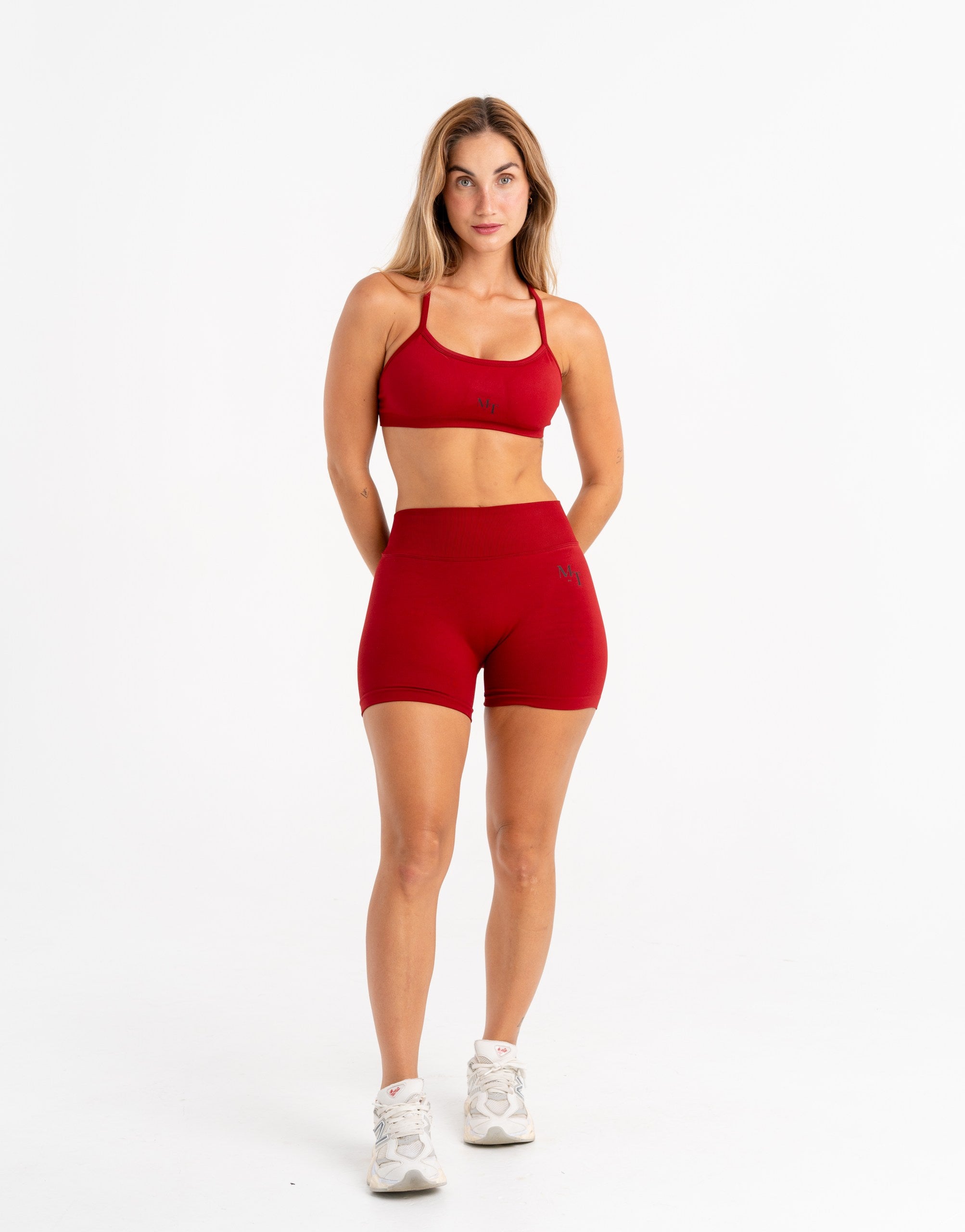 MT Fit Sculpt V-Line Shorts & Halter Sports Bra Set