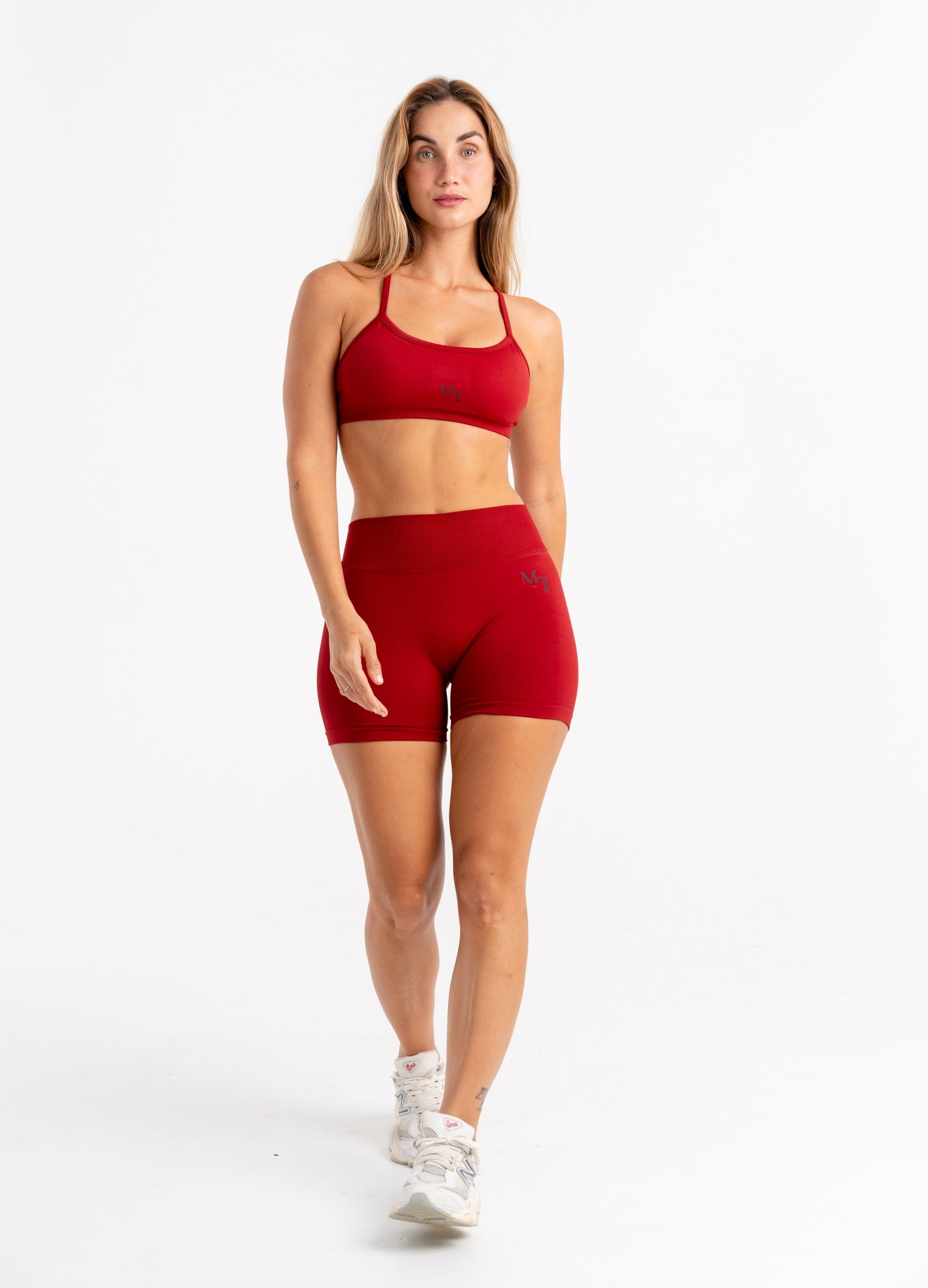 MT Fit Sculpt V-Line Shorts & Halter Sports Bra Set