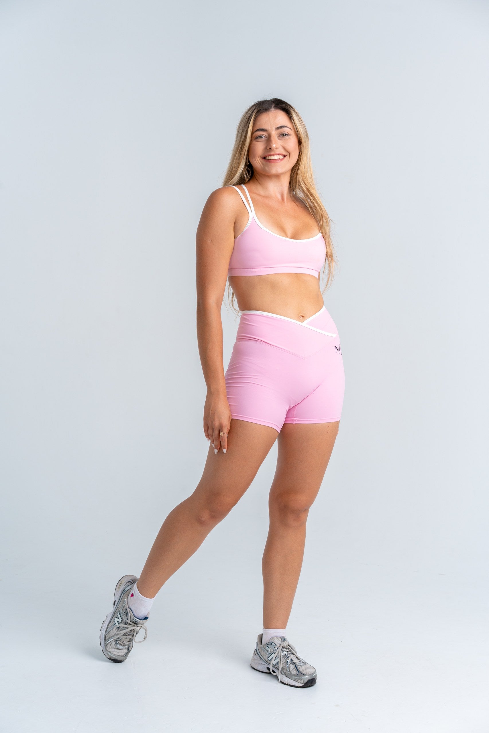MT Fit Sculpt Dual-Strap Sports Set – Pink
